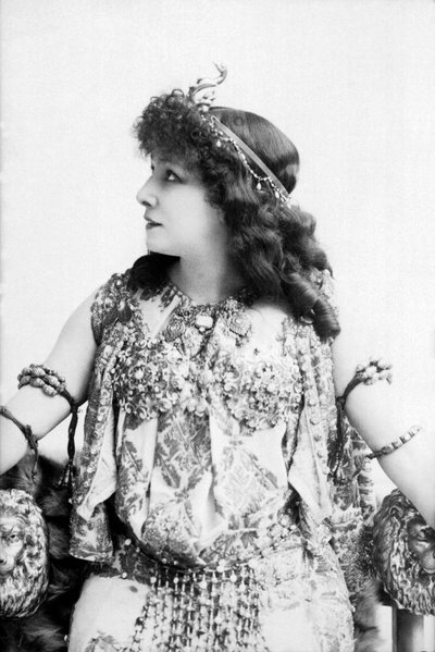 A Portrait of Sarah Bernhardt by Unbekannt Unbekannt